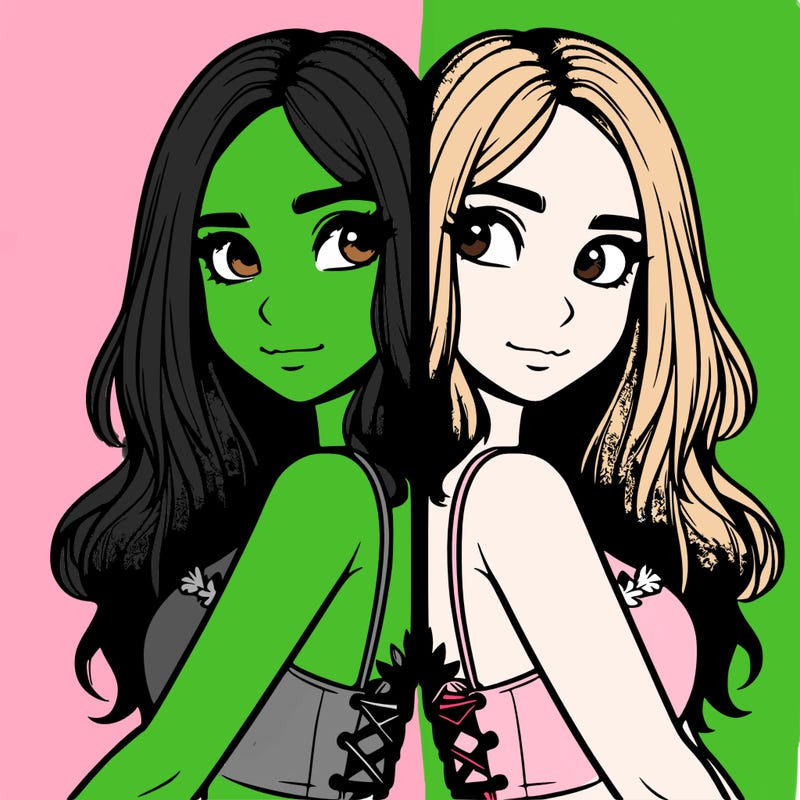 a realistic girl split