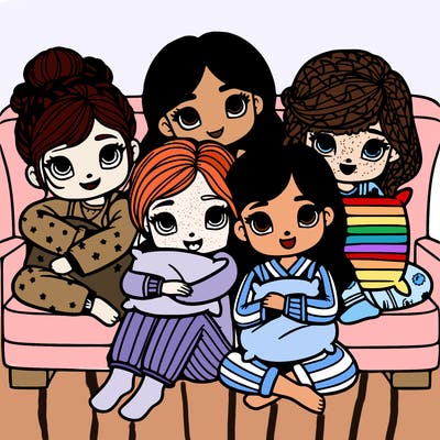 sleepover girls
