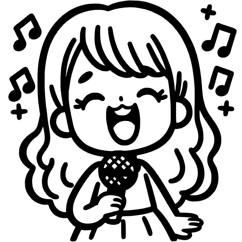 girl singing