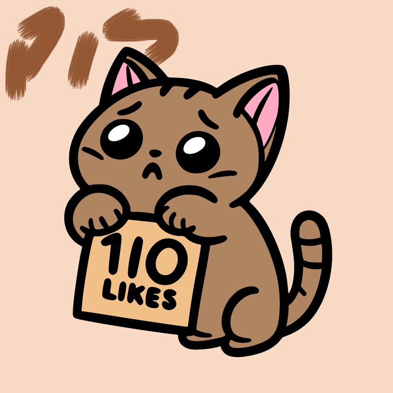 a cat begging for 10 likes