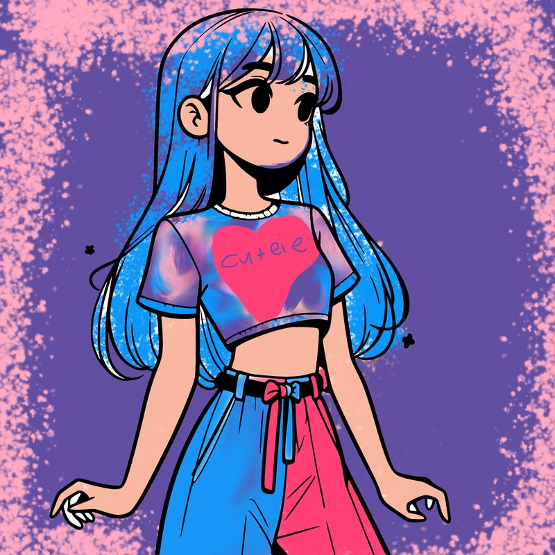 girl in a cute crop top