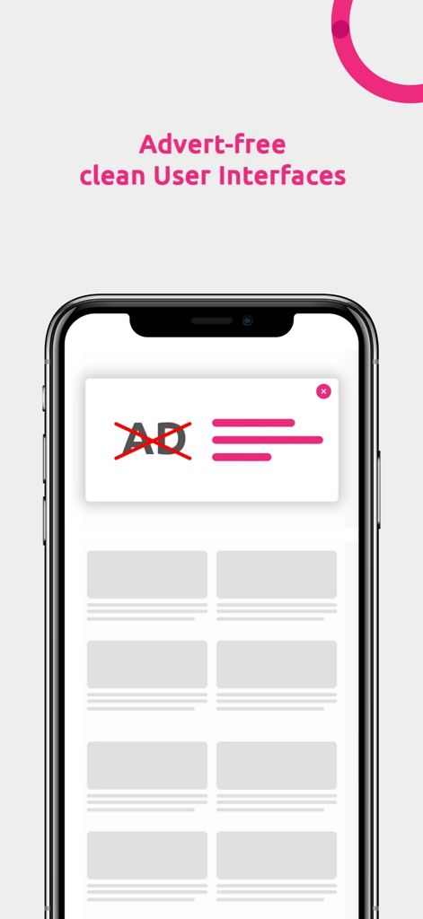 LB CIM - Una pantalla de smartphone que muestra la interfaz de usuario limpia y sin publicidad de la aplicación LB CIM