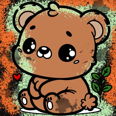 cute little baby bear