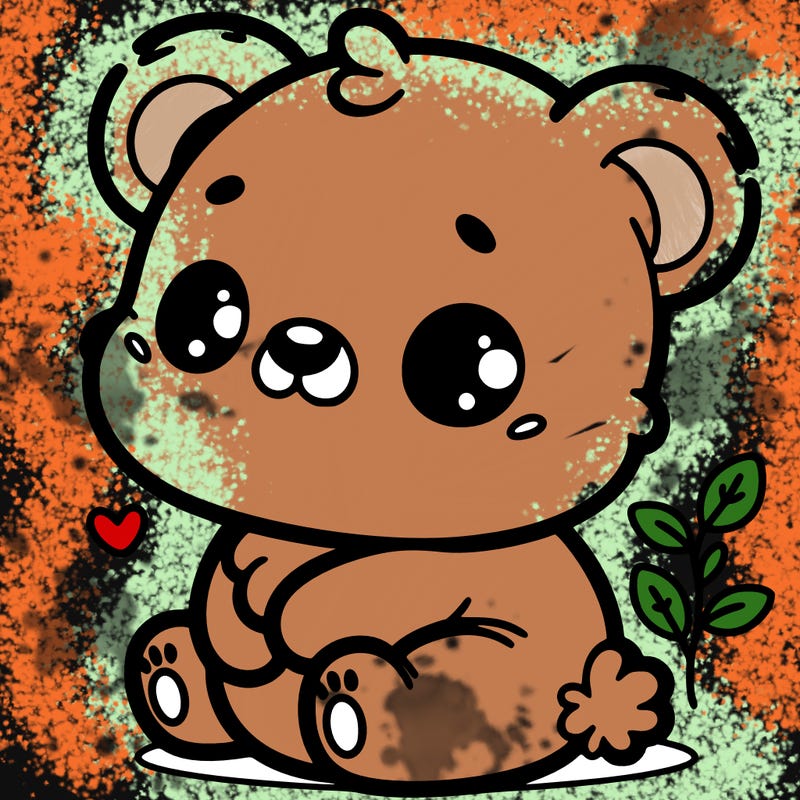 cute little baby bear