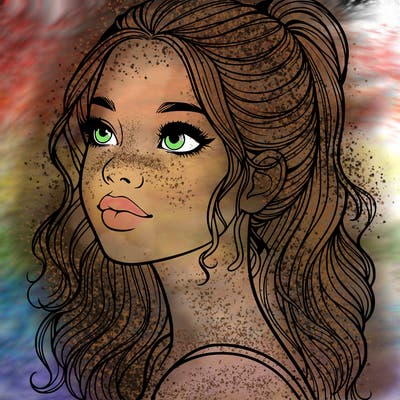 beautiful realistic girl