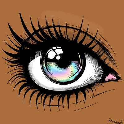 realistic eye