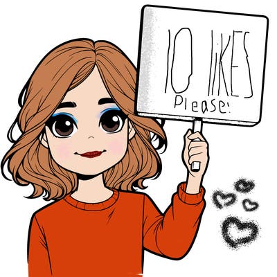 realistic girl holding up a sign