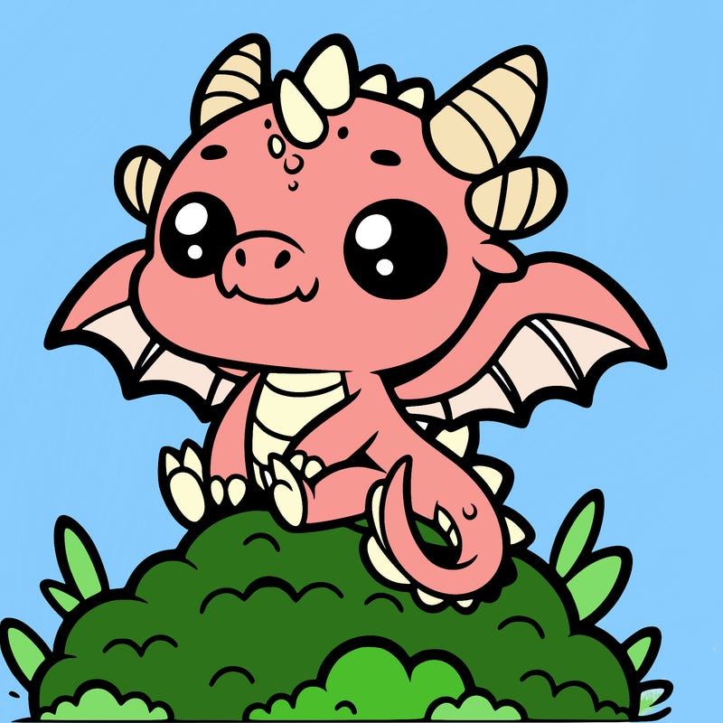 a cute dragon