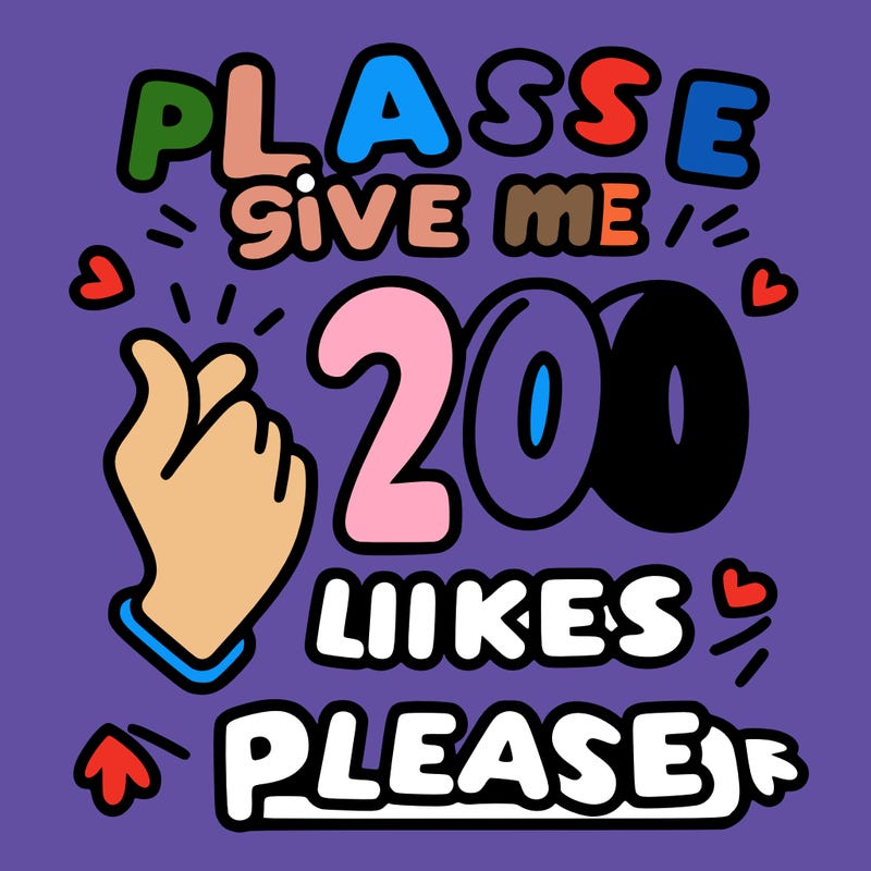 please give me to 200 likes please