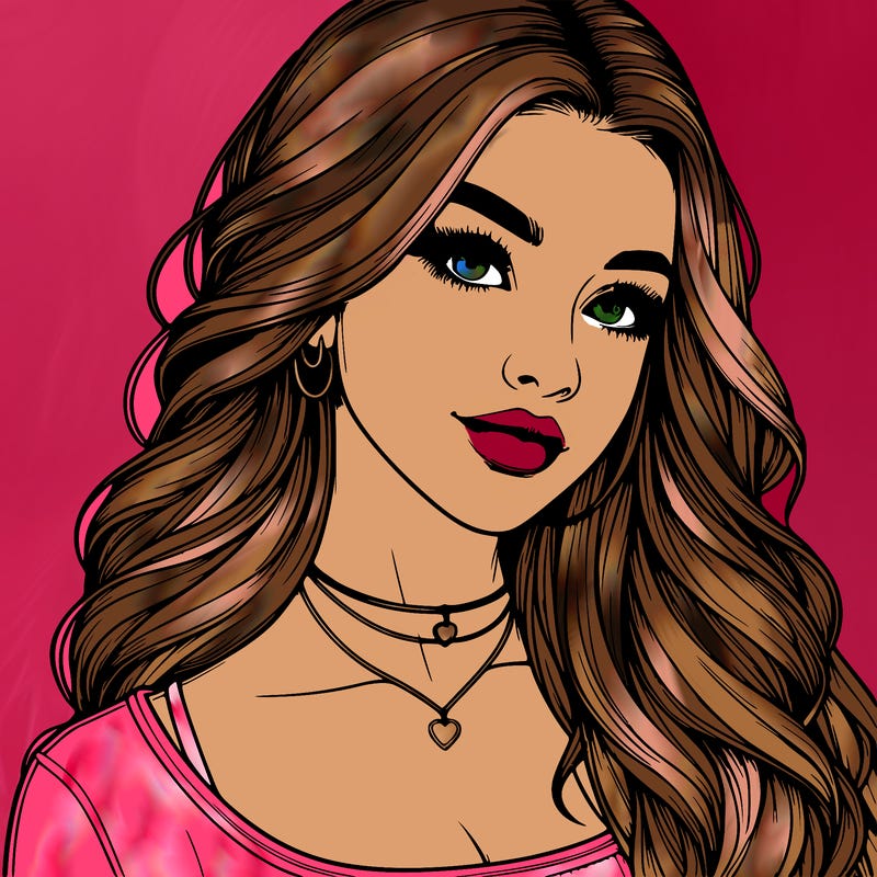 detailed realistic girl