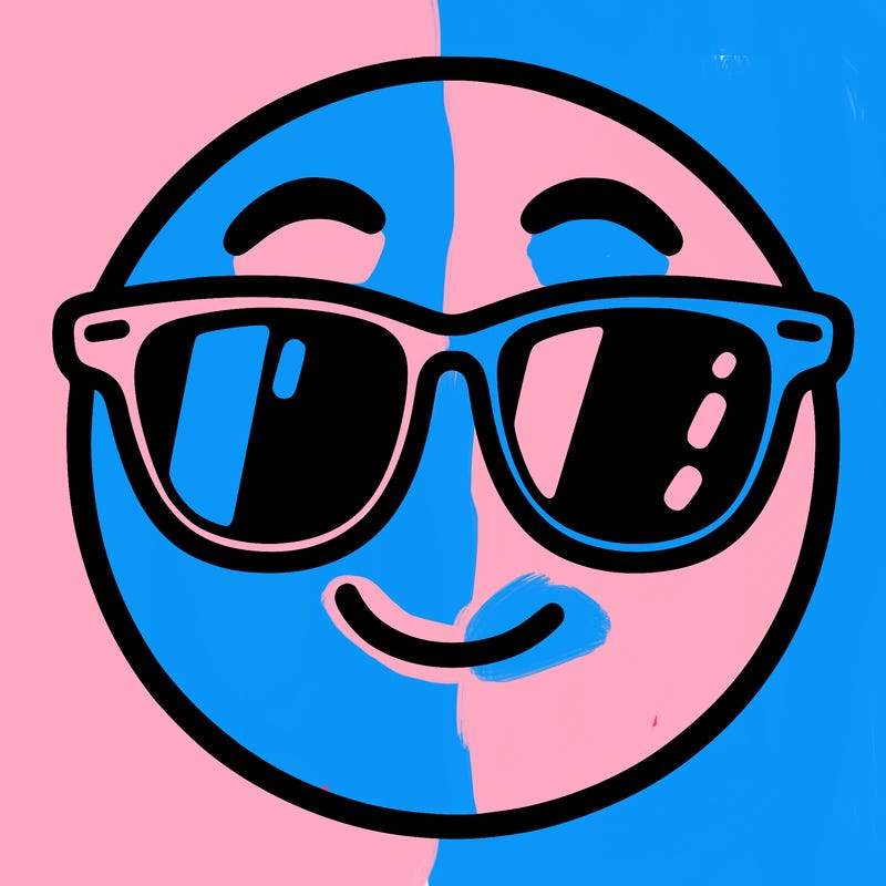 emoji with sunglasses