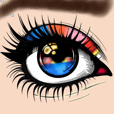 realistic eye