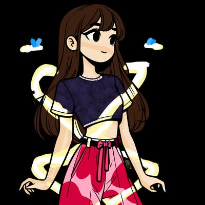 girl in a cute crop top