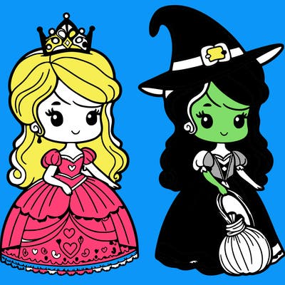 princess as a witch