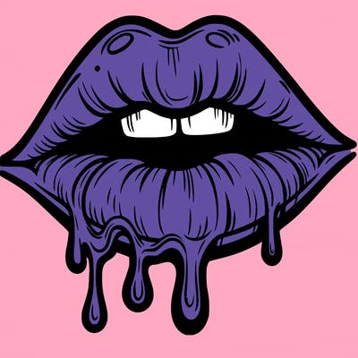 lips that look realistic and drip