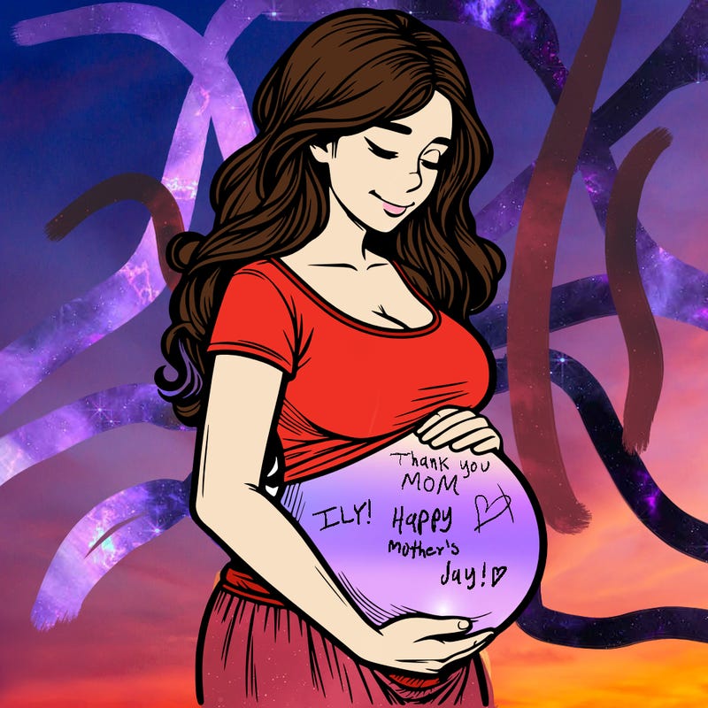 woman heavily pregnant realistic