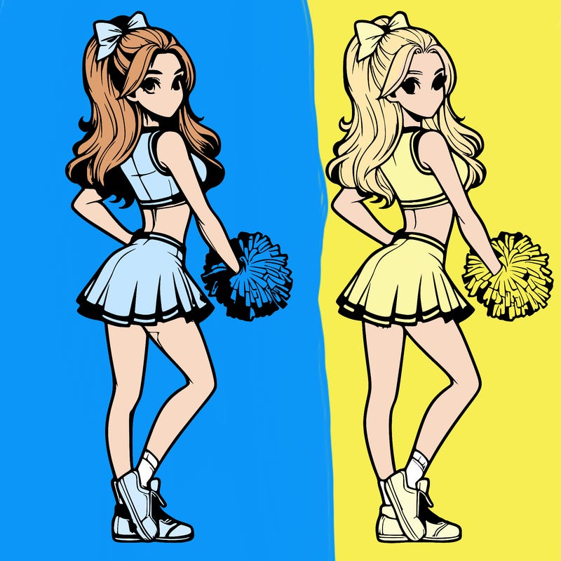 realistic cheerleader