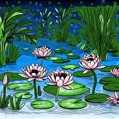 monet's water lilies