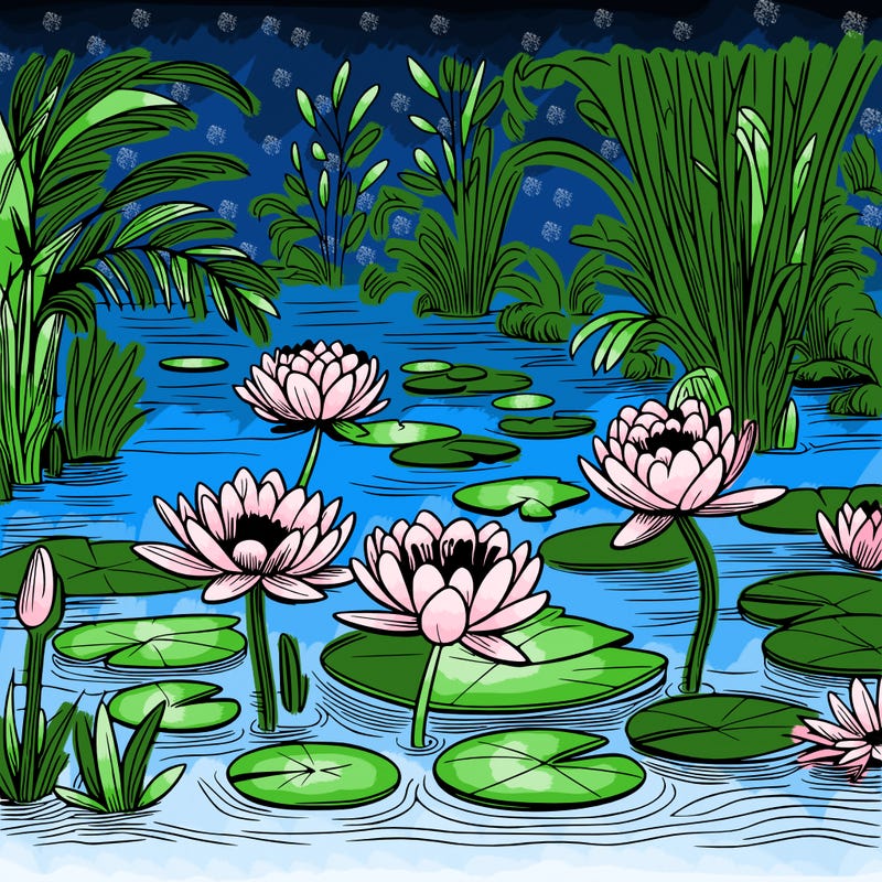 monet's water lilies