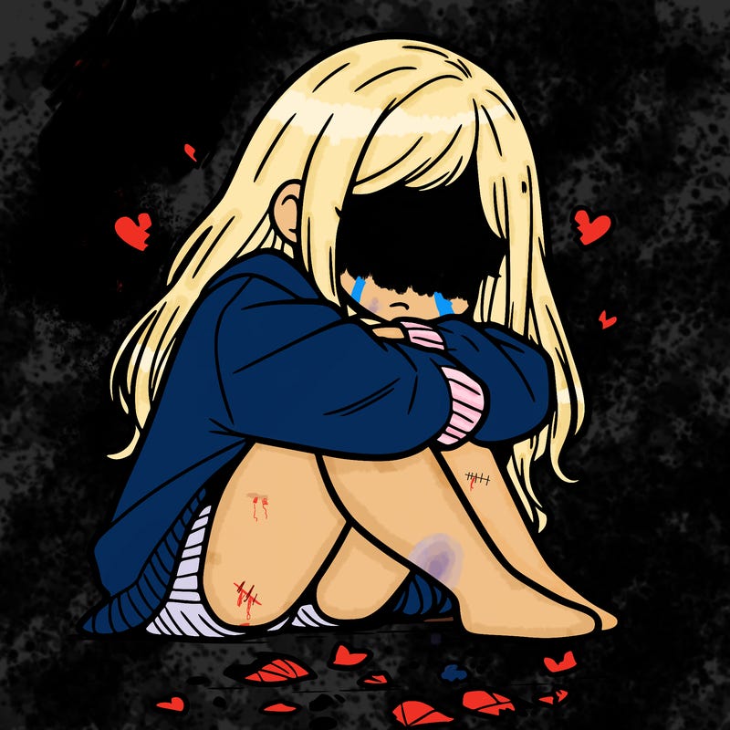 a girl after a breakup