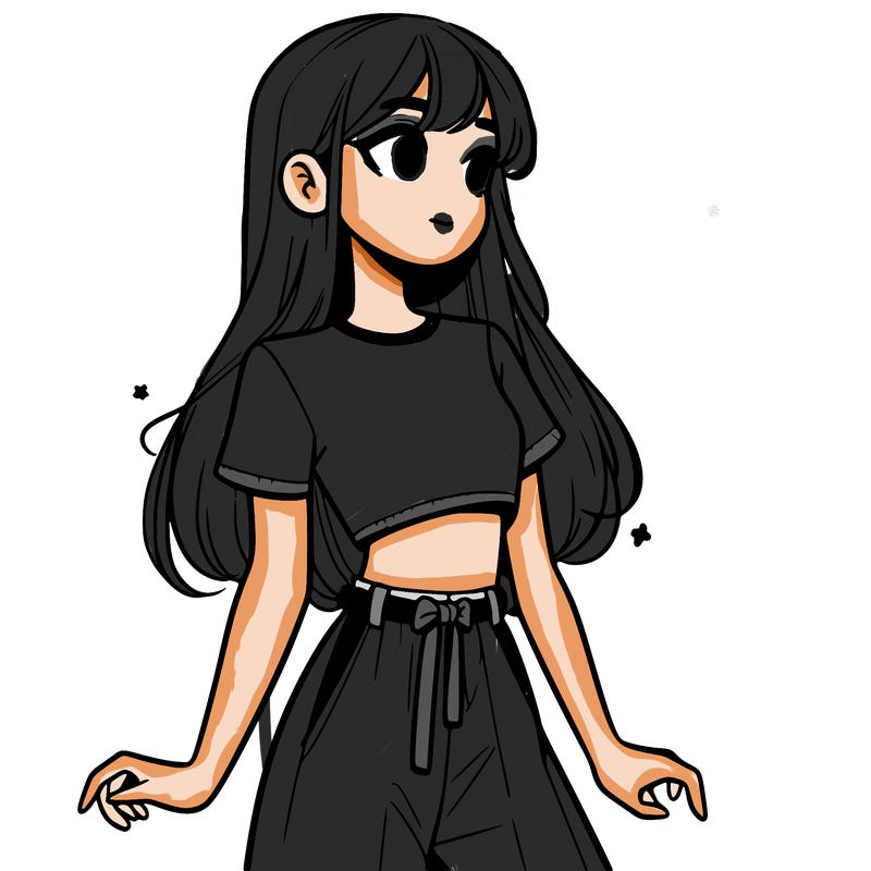 girl in a cute crop top