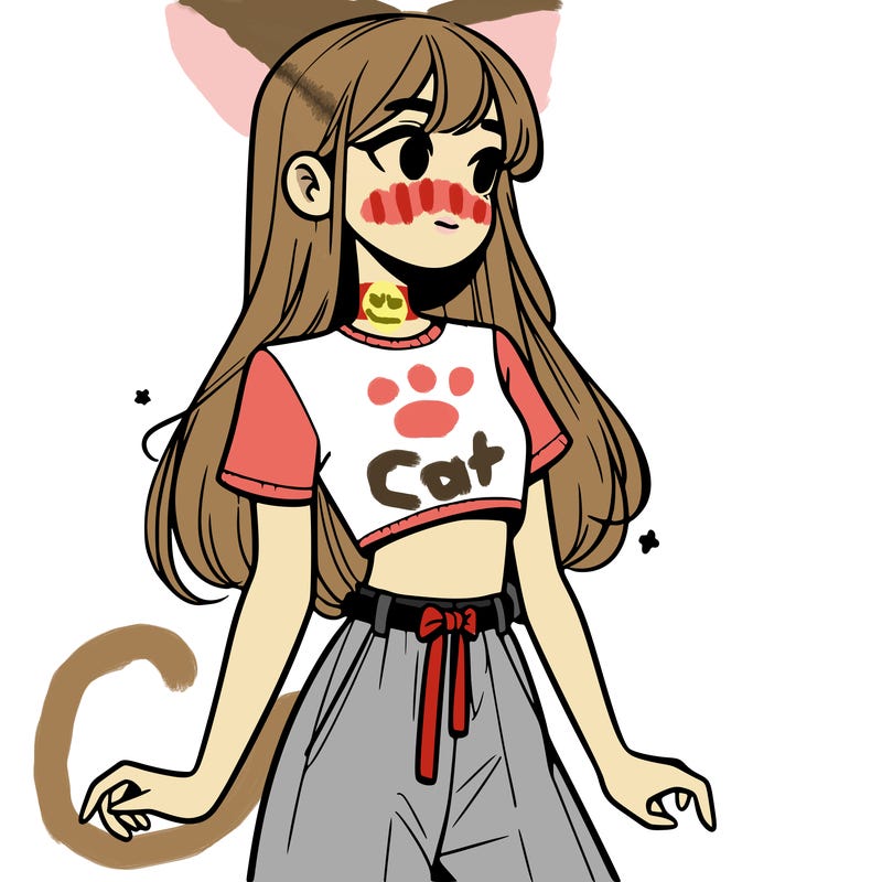 girl in a cute crop top