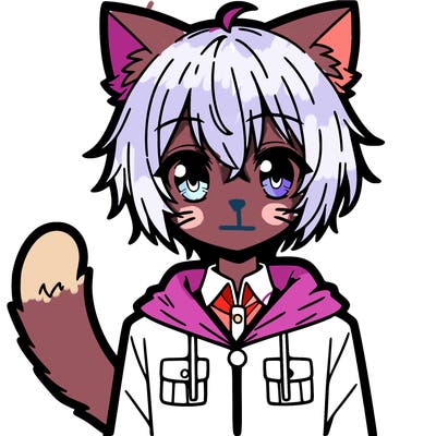 anime cat person
