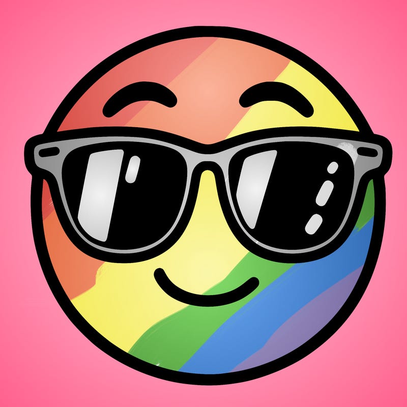 emoji with sunglasses