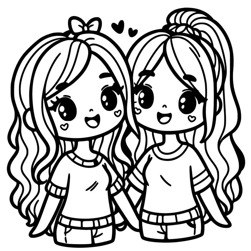 two girl best friends