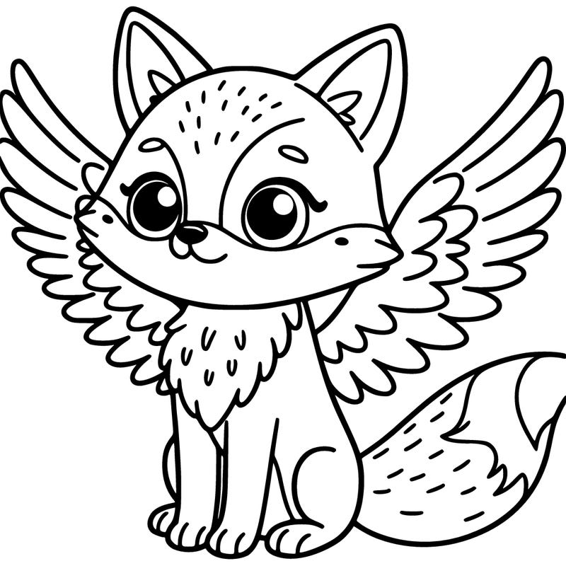 fox with wings