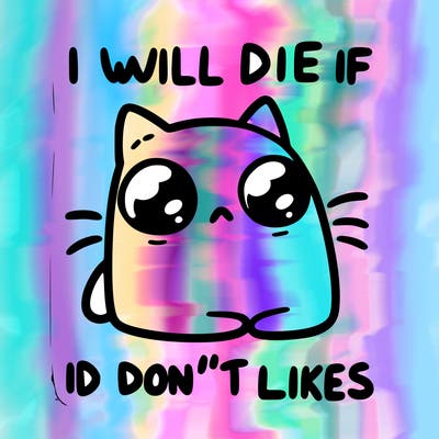 a cat that will die if we don’t get 10 likes