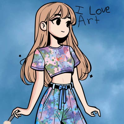 girl in a cute crop top