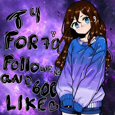 manga teen girl  in a sweater and baggy pants