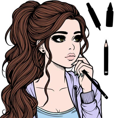 realistic teenage pretty