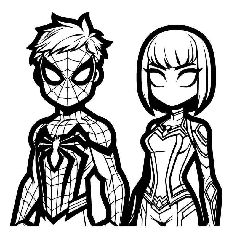spider-man and his girlfriend