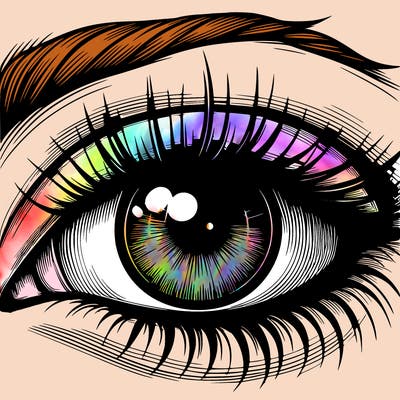 realistic eye
