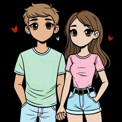 boyfriend and girlfriend