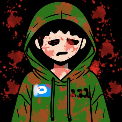 faceless girl in hoodie