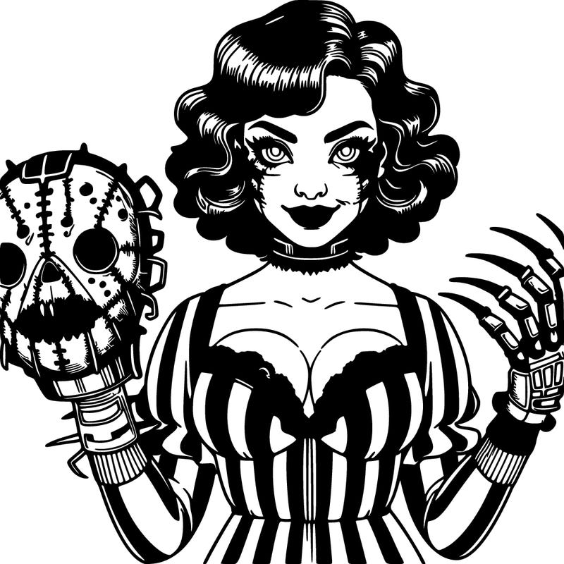 horror pin up girl