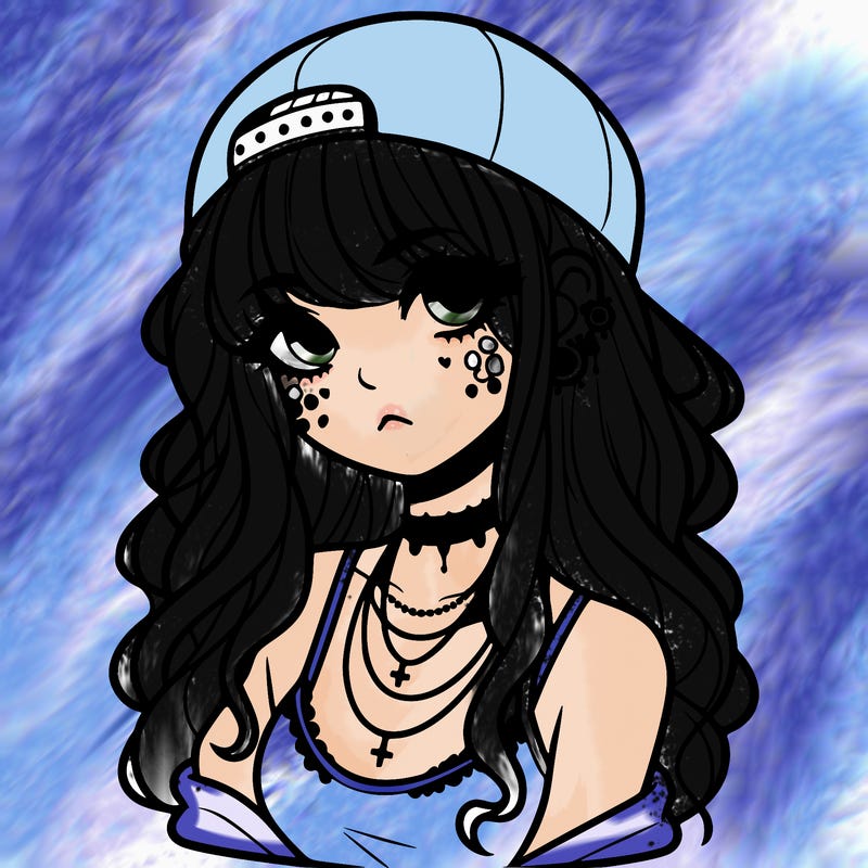 scene girl aesthetic