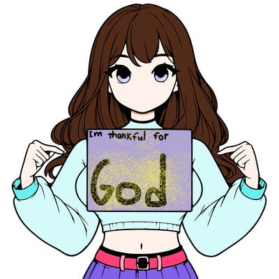 girl holding a blank sign in a long sleeve crop top