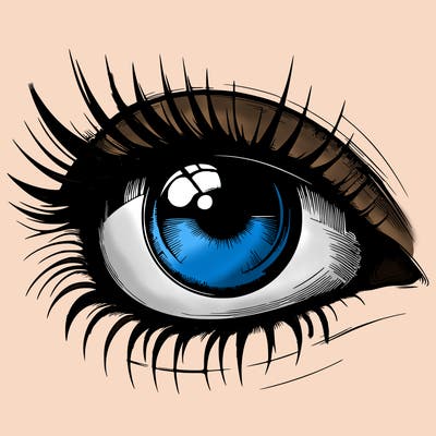 realistic eye
