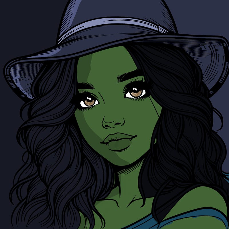 realistic girl with hat