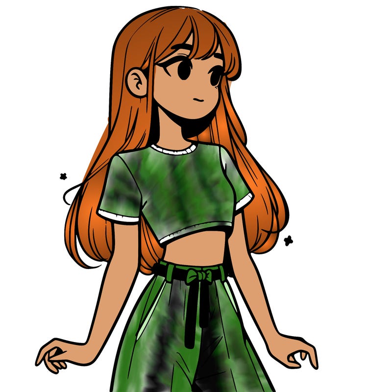 girl in a cute crop top