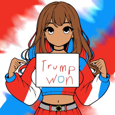 girl holding a blank sign in a long sleeve crop top