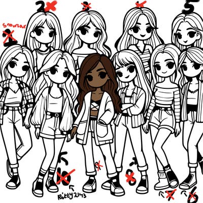 group of girls