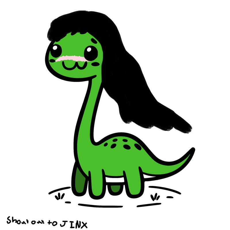 cute small long neckdinosaur