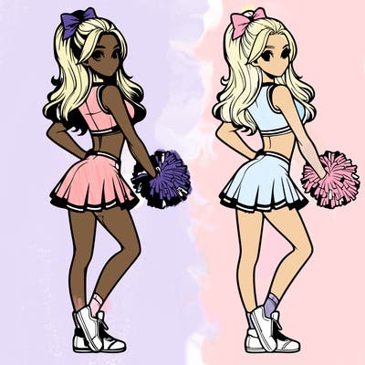realistic cheerleader