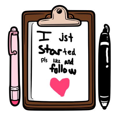 blank clip board with pen