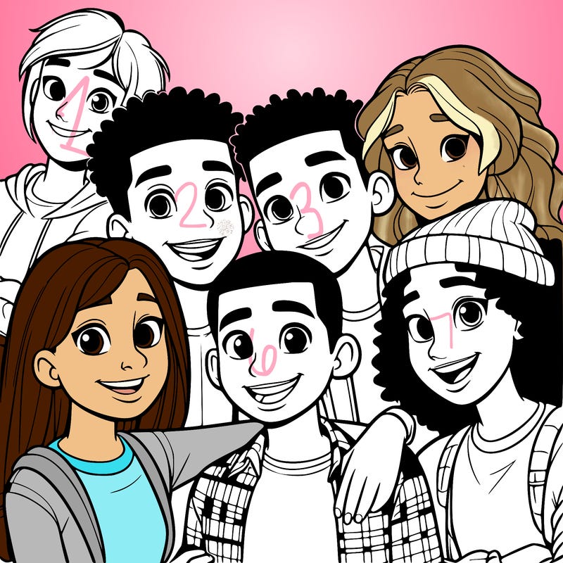 a mixed friend group